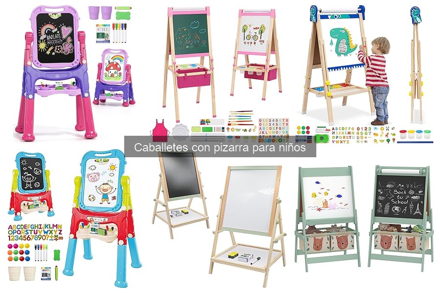 Mejores caballetes con pizarra para niños en 2023