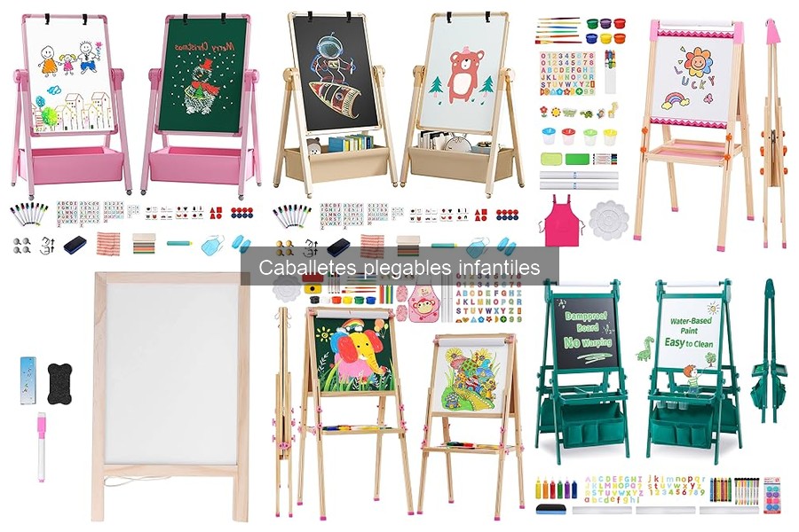 Mejores caballetes plegables infantiles para espacios pequeños