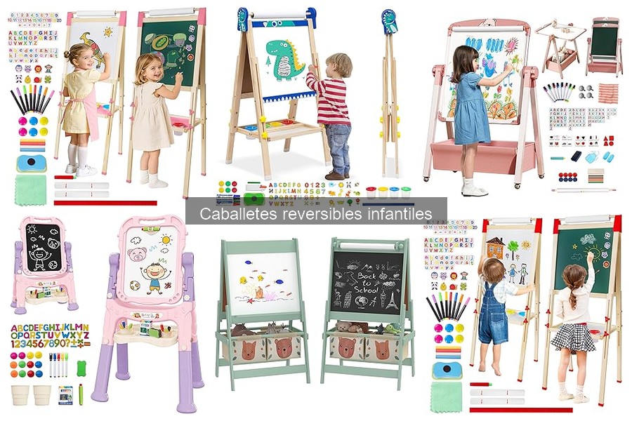 Mejores caballetes reversibles infantiles: comparativa 2023