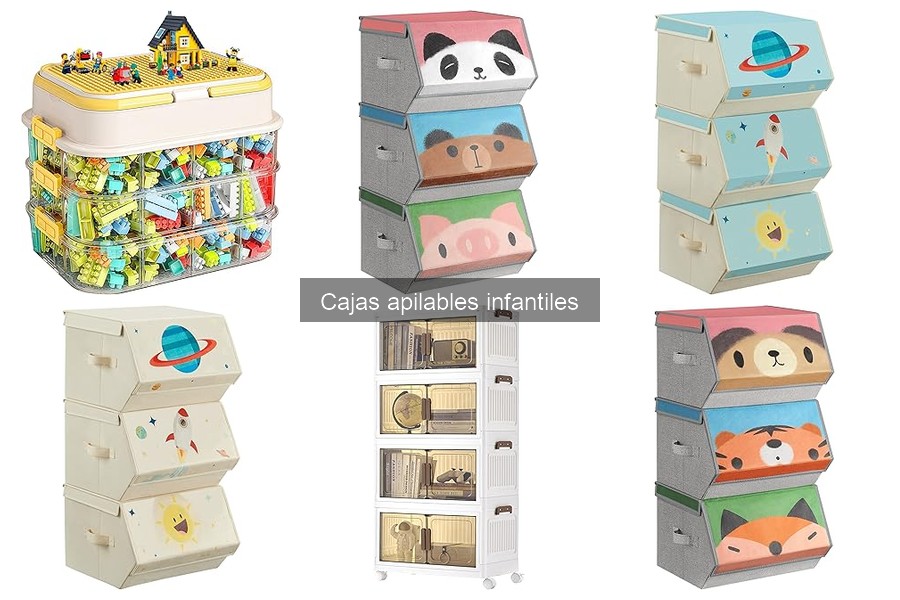 Mejores cajas apilables infantiles para optimizar espacios