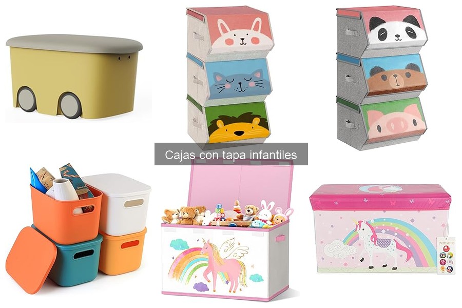 Mejores cajas con tapa para organizar juguetes infantiles