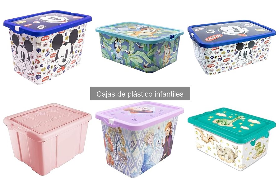 Mejores cajas de plástico para almacenamiento infantil