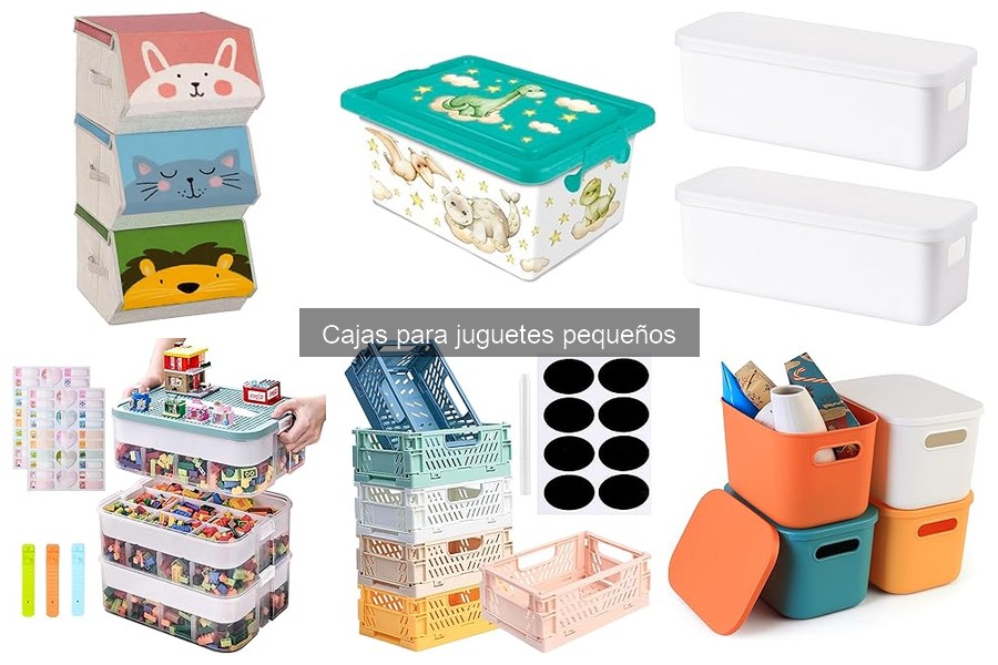 Mejores cajas para juguetes pequeños en 2023: Comparativa