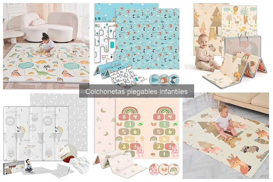 Mejores colchonetas plegables infantiles para dormir cómodamente