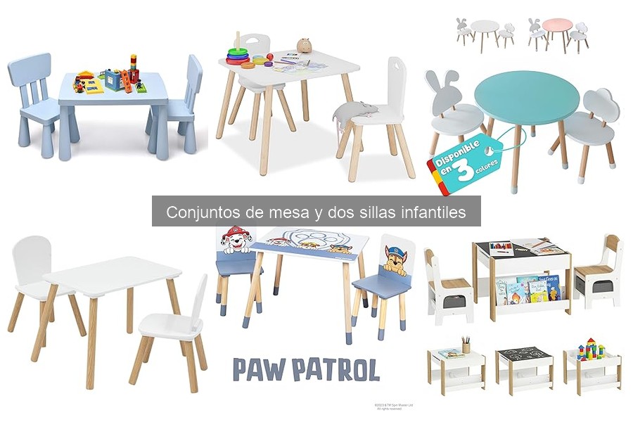 Mejores conjuntos de mesa y sillas infantiles recomendados