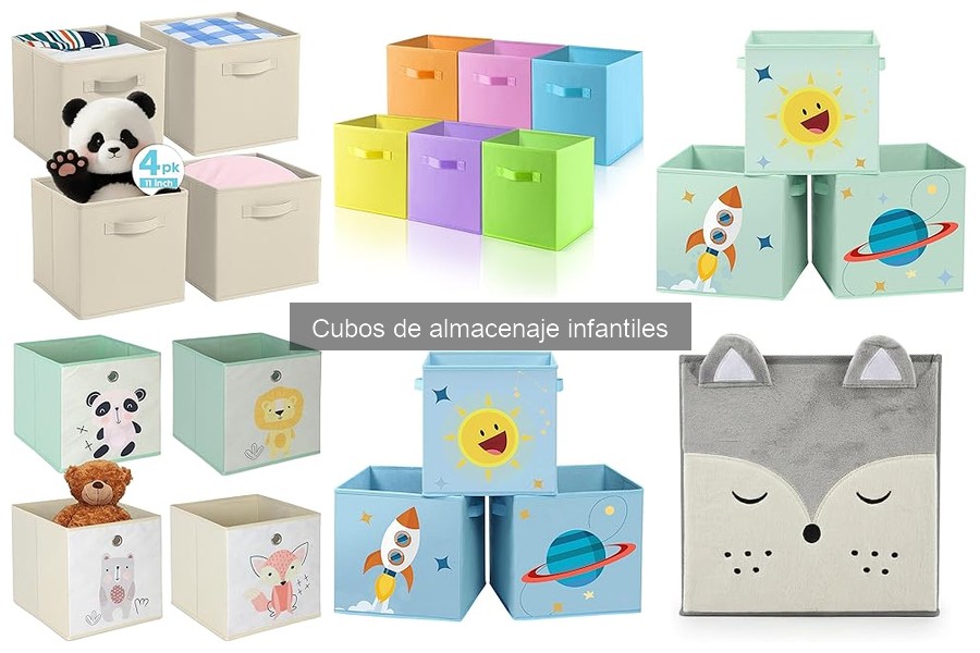 Mejores cubos de almacenaje para habitaciones de niños