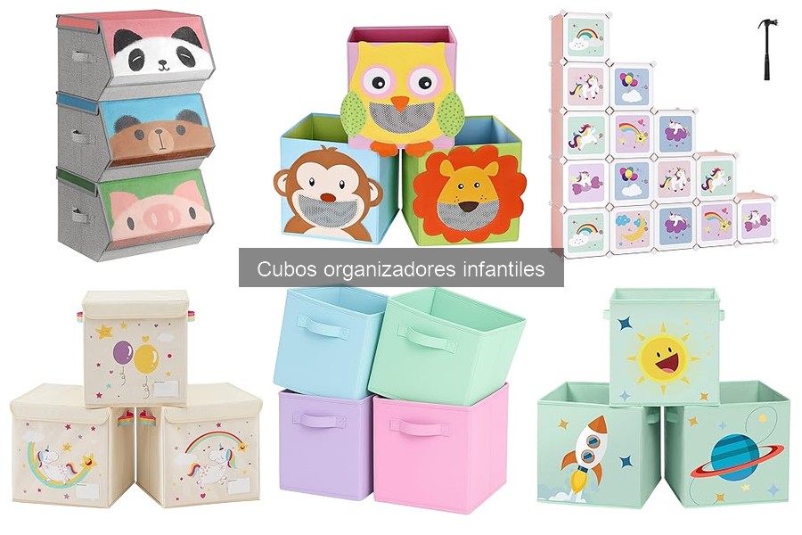 Mejores cubos organizadores infantiles para espacios pequeños