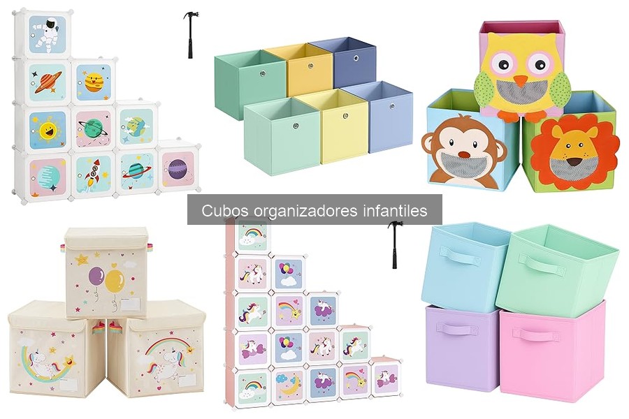 Mejores cubos organizadores infantiles según la edad del niño