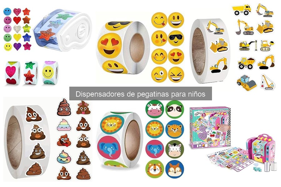 Mejores dispensadores de pegatinas para fiestas infantiles