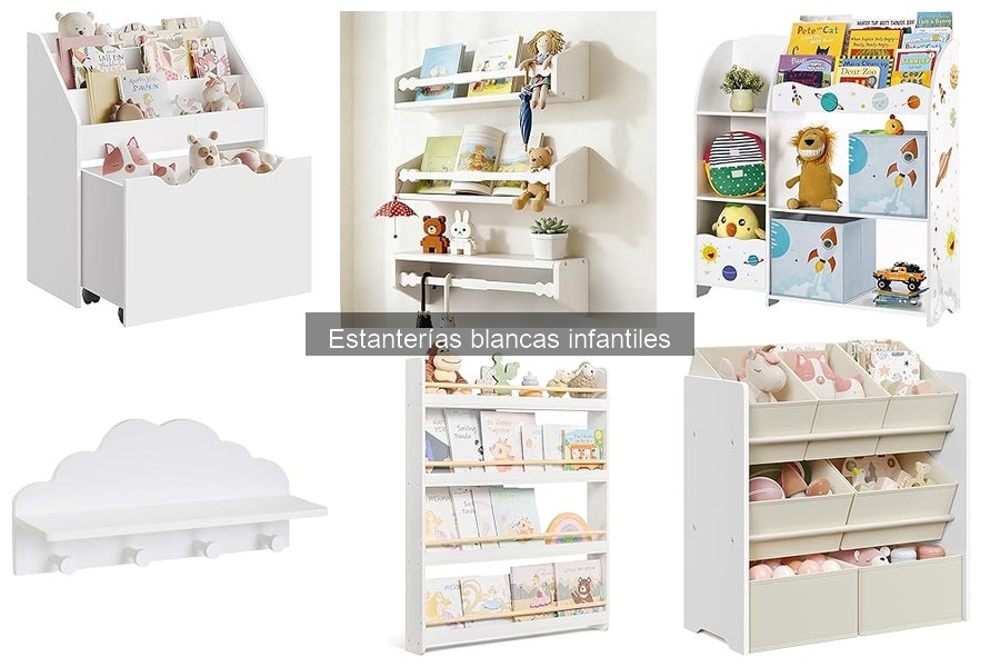Mejores estanterías blancas infantiles para organización