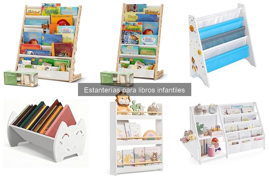 Mejores estanterías infantiles según la edad de los niños