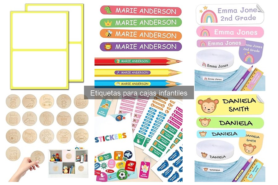 Mejores Etiquetas para Organizar Juguetes de Bebés