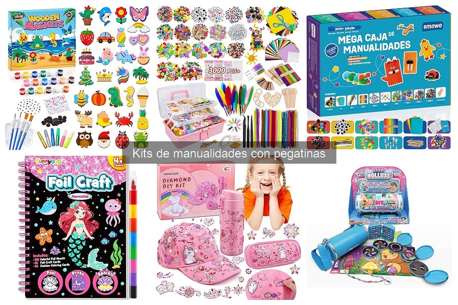 Mejores kits de manualidades con pegatinas para niños de 3 a 5 años