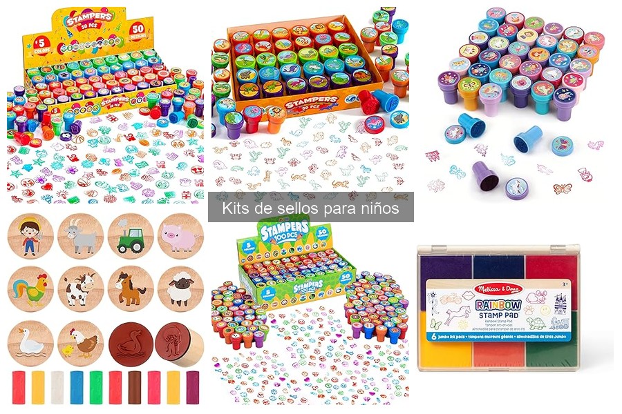 Mejores kits de sellos para niños en 2023: comparativa