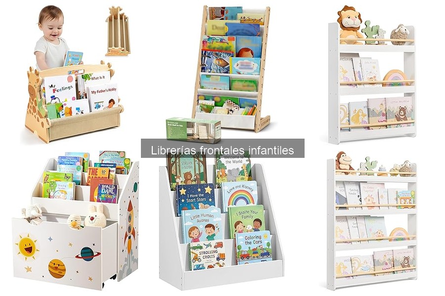 Mejores librerías frontales infantiles para espacios pequeños
