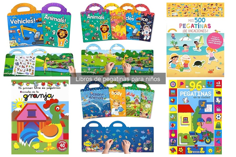 Mejores libros de pegatinas para niños de 3 a 5 años