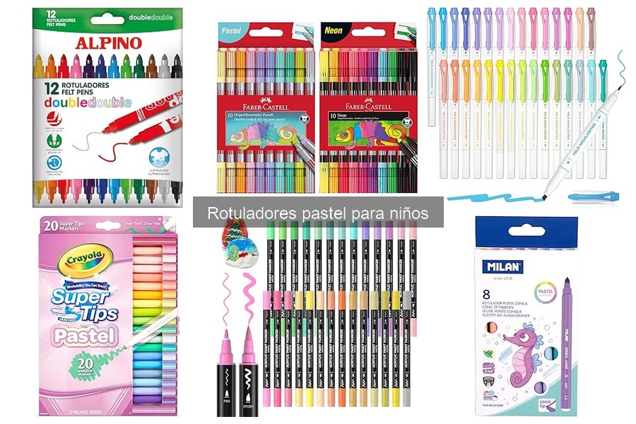 Mejores lugares para comprar rotuladores pastel para niños