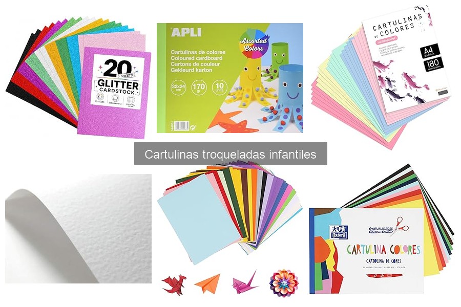 Mejores marcas de cartulinas troqueladas infantiles