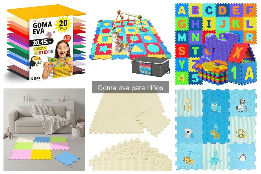 Mejores marcas de goma eva para niños: comparativa 2023