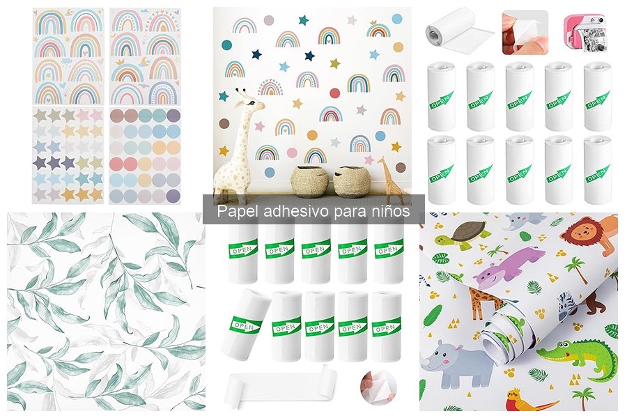 Mejores marcas de papel adhesivo para manualidades infantiles