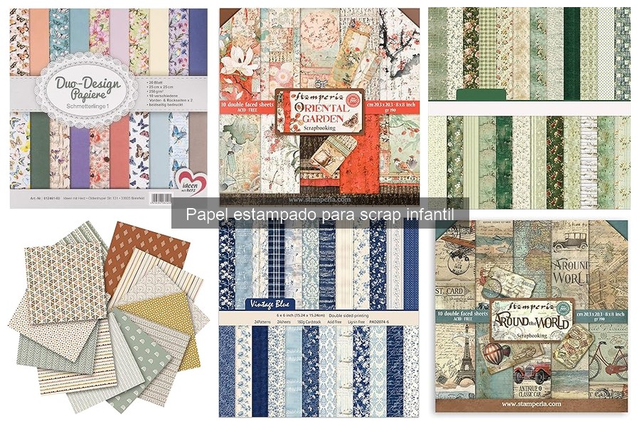 Mejores marcas de papel estampado para scrap infantil