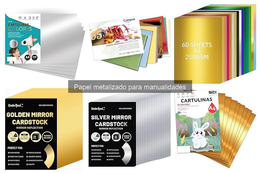 Mejores marcas de papel metalizado para manualidades