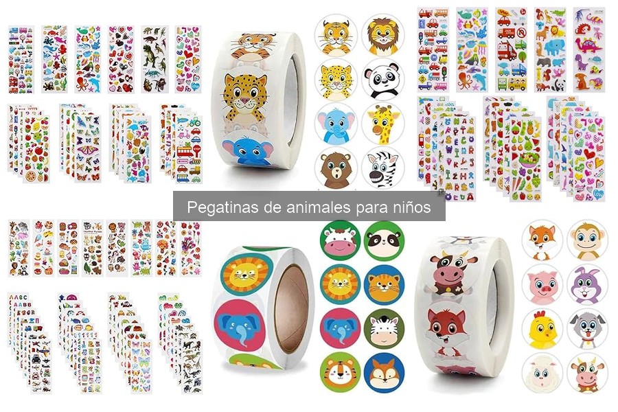Mejores marcas de pegatinas de animales para niños
