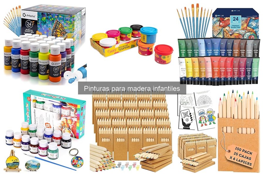 Mejores marcas de pinturas para madera infantiles