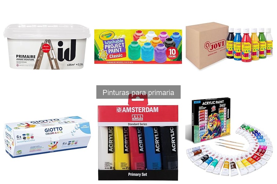 Mejores marcas de pinturas para niños en primaria