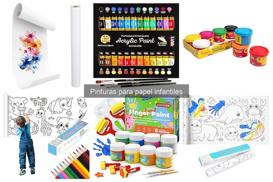 Mejores marcas de pinturas para papel infantiles
