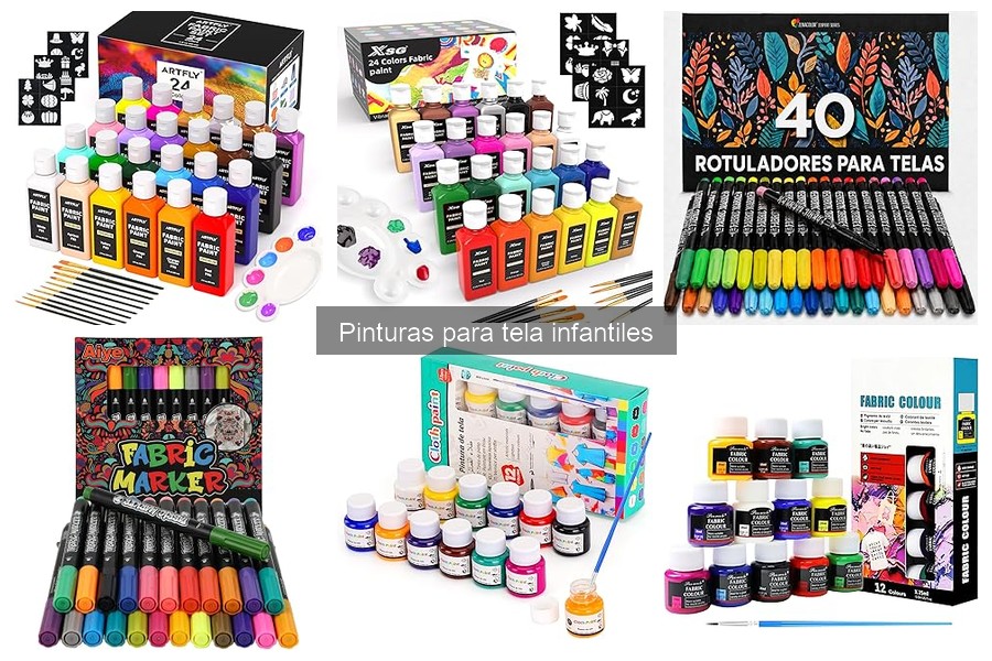 Mejores marcas de pinturas para tela infantiles en 2023
