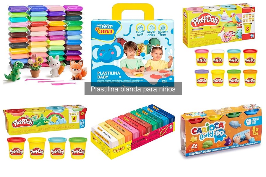 Mejores marcas de plastilina blanda para niños: opiniones y reseñas