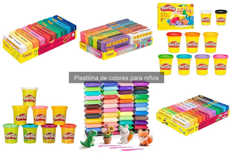 Mejores marcas de plastilina de colores para niños
