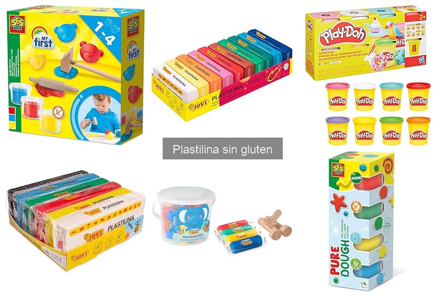 Mejores marcas de plastilina sin gluten para niños