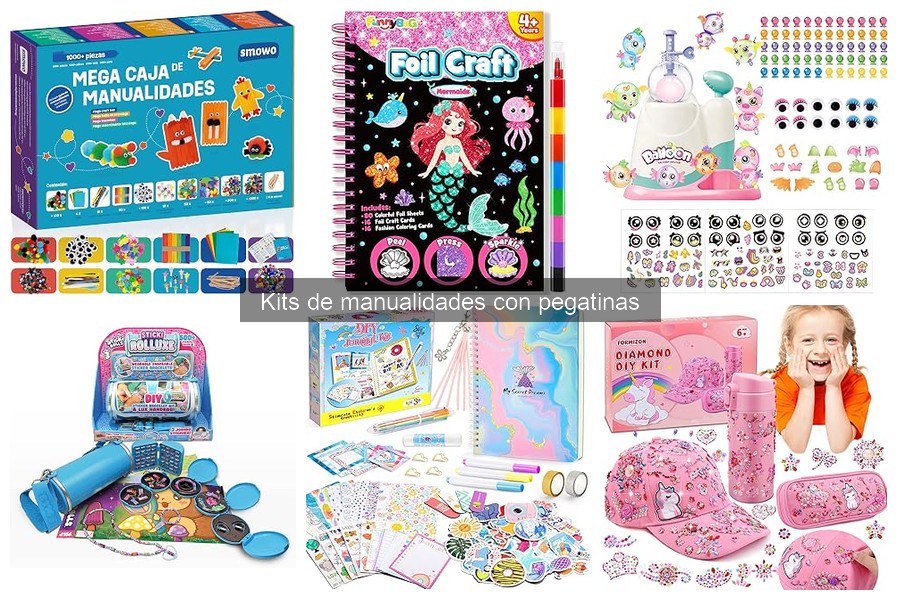 Mejores materiales para acompañar kits de manualidades con pegatinas