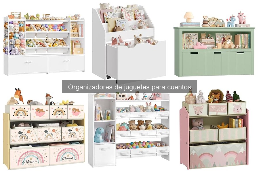 Mejores materiales para organizadores de juguetes infantiles