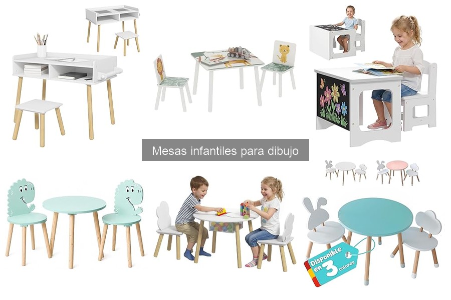 Mejores mesas de dibujo plegables para niños en 2023