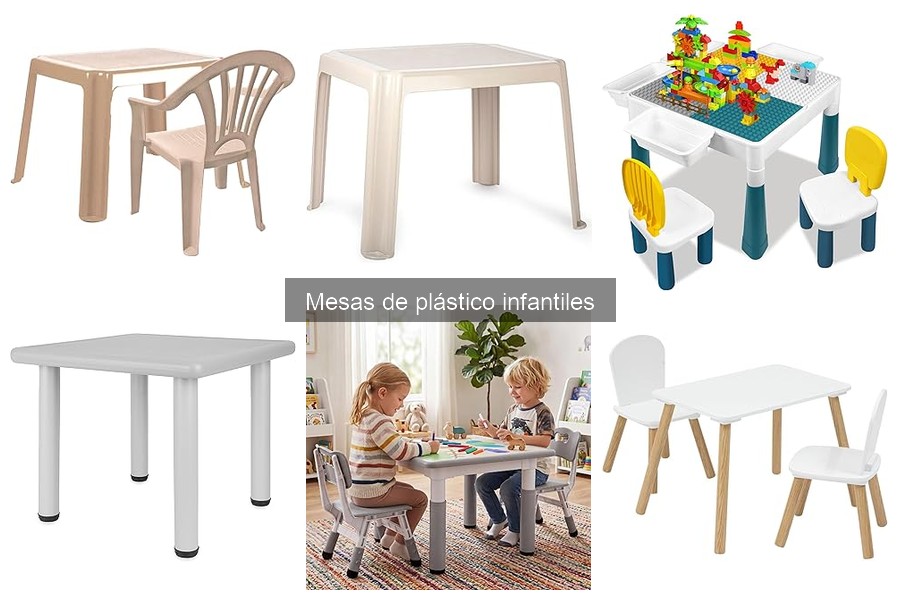 Mejores Mesas de Plástico Infantiles para Interiores