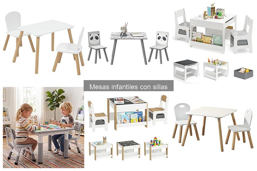 Mejores mesas infantiles para espacios pequeños en 2023