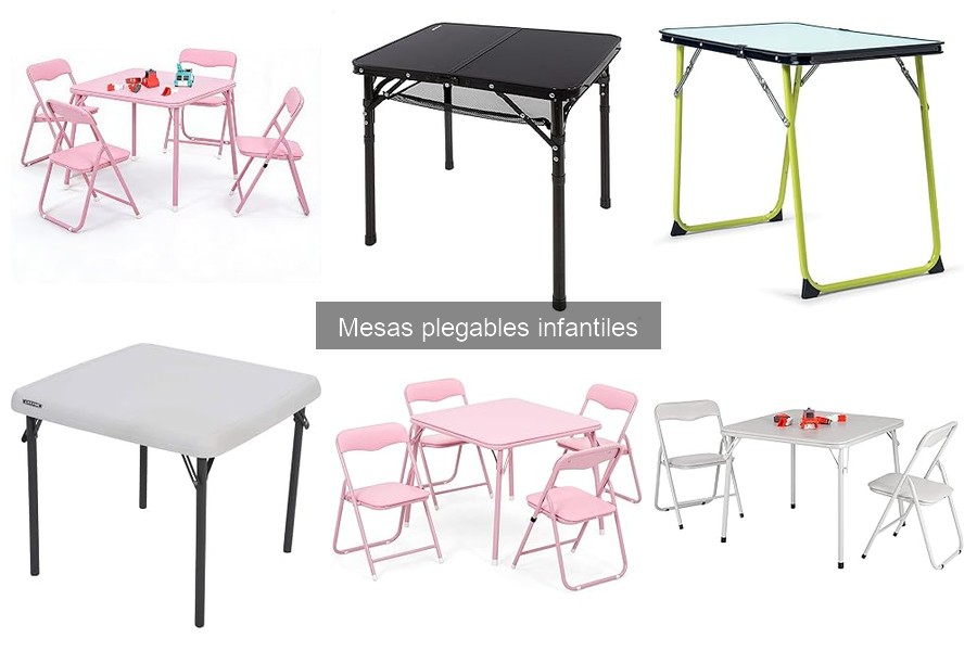 Mejores Mesas Plegables Infantiles para Espacios Pequeños