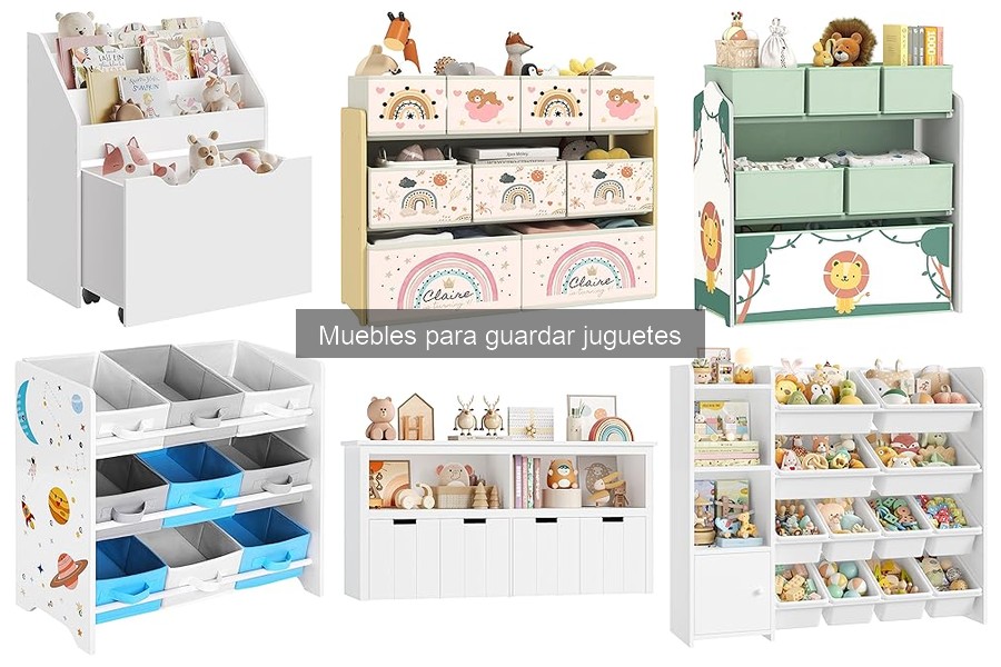 Mejores muebles para guardar juguetes en habitaciones pequeñas