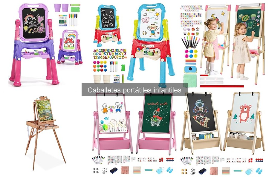 Mejores ofertas y precios de caballetes portátiles infantiles
