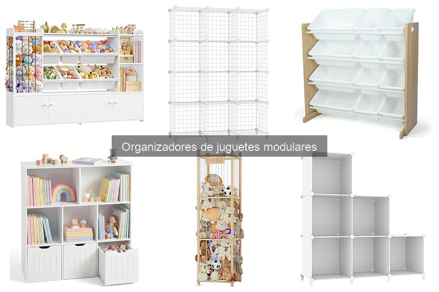 Mejores Organizadores de Juguetes Modulares para Espacios Pequeños