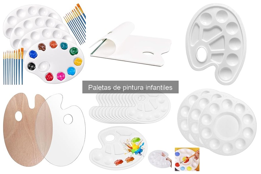 Mejores paletas de pintura para niños de 3 a 5 años
