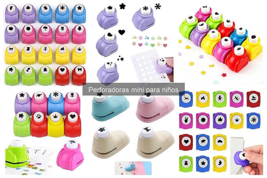 Mejores perforadoras mini para niños por edad y uso