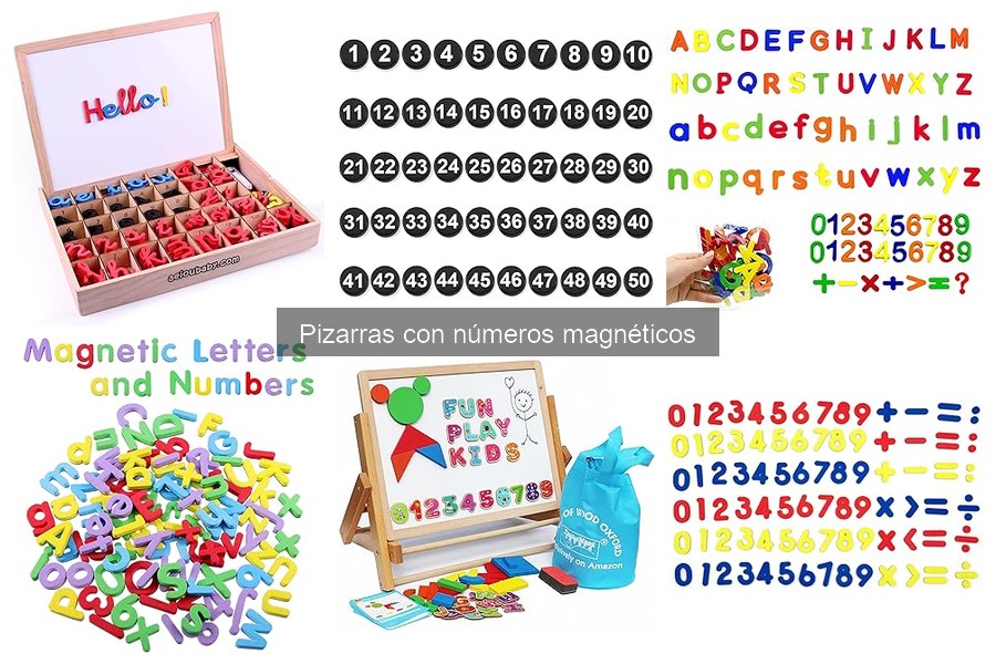 Mejores pizarras con números magnéticos para preescolares