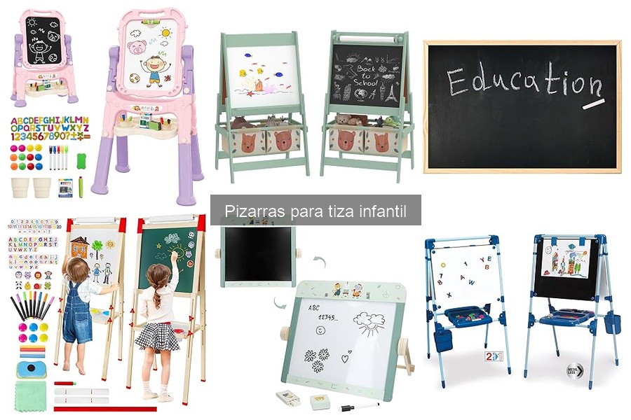 Mejores pizarras para tiza infantil para aprender en casa