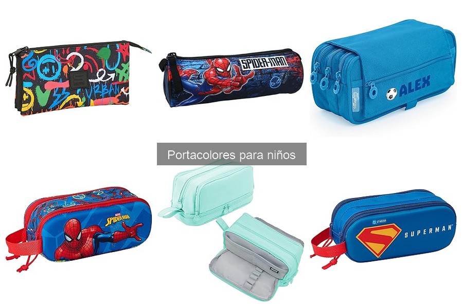 Mejores portacolores para niños en 2023: Comparativa