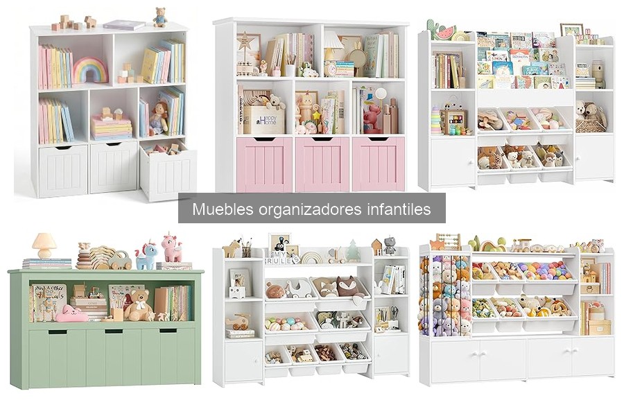 Mejores precios y dónde comprar muebles organizadores infantiles