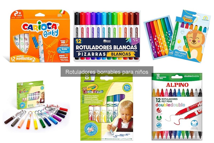 Mejores rotuladores borrables para el aula: comparativa 2023